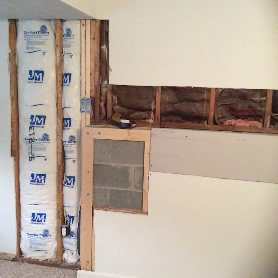 Wall insulation replacement during Contents Cleaning & Restoration in Titusville